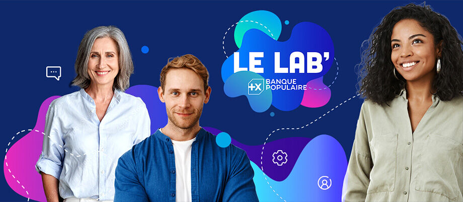 Visuel avec logo du LAB Banque Populaire