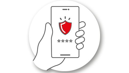 Illustration securpass sur mobile