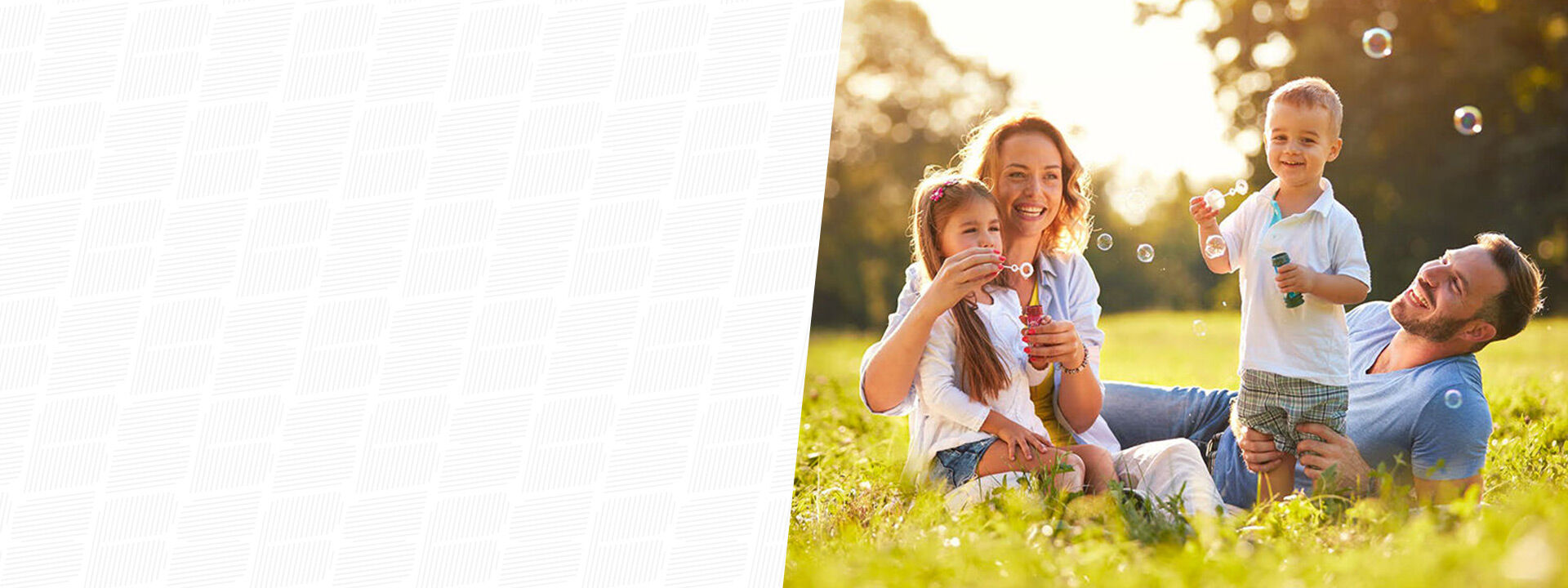 famille homme femme enfant dans la nature