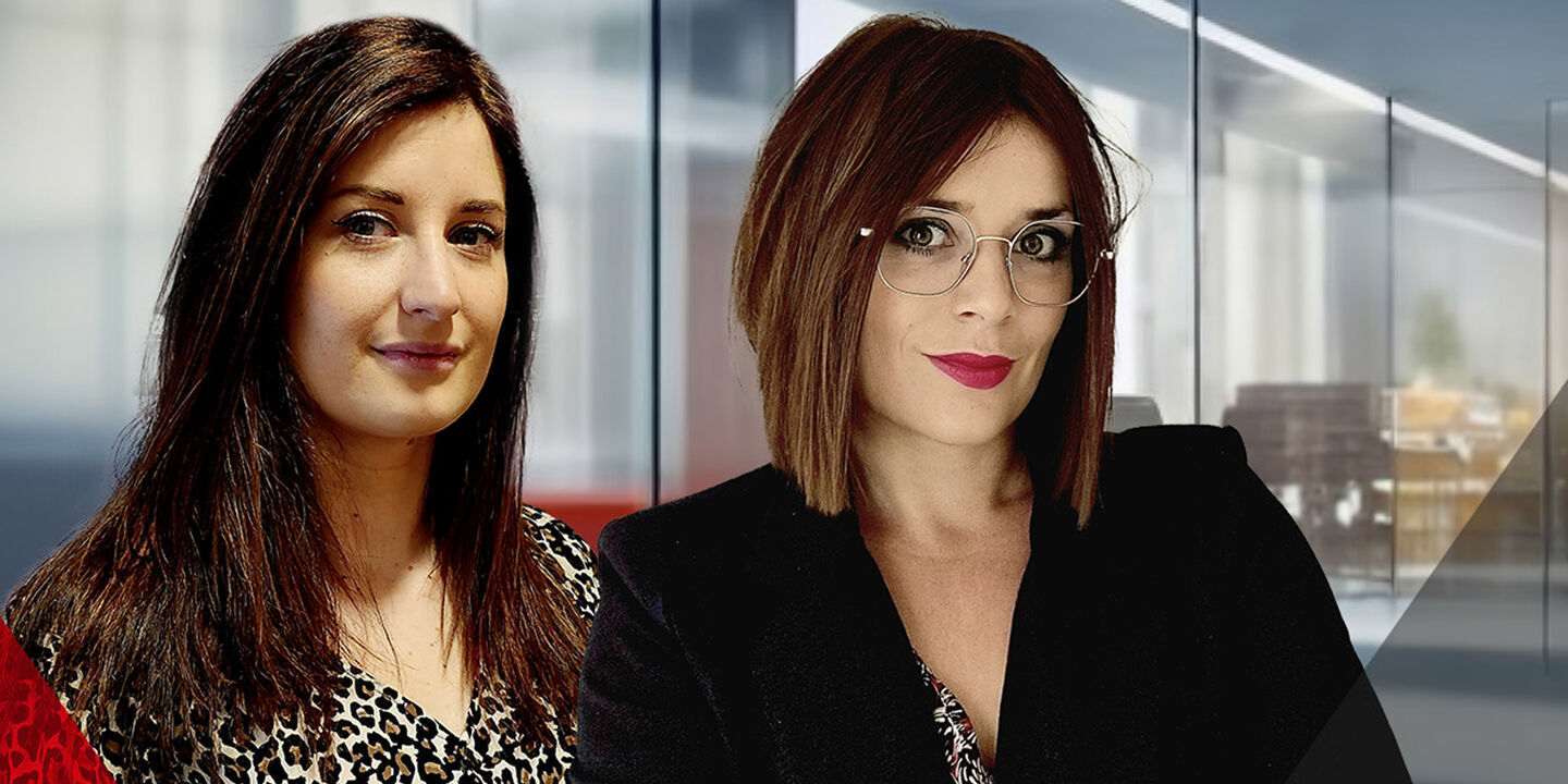 Amandine Pin et Julia Dupenloup, Banque de Savoie.