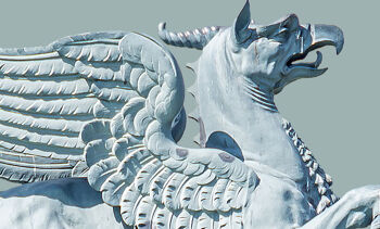 statue gryphon - La carte bancaire Visa Platinum