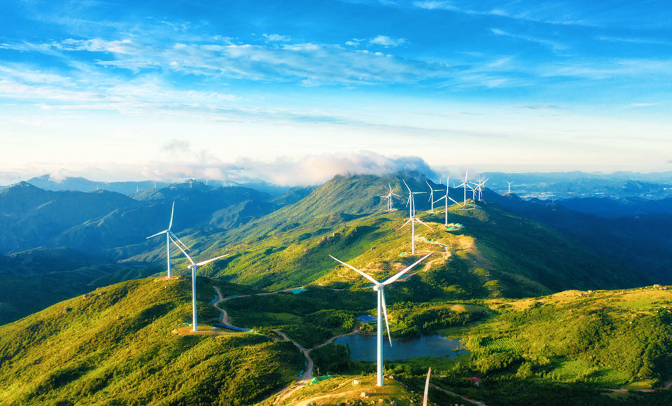 éoliennes en montagne
