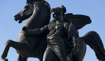 statue en bronze de Pégase