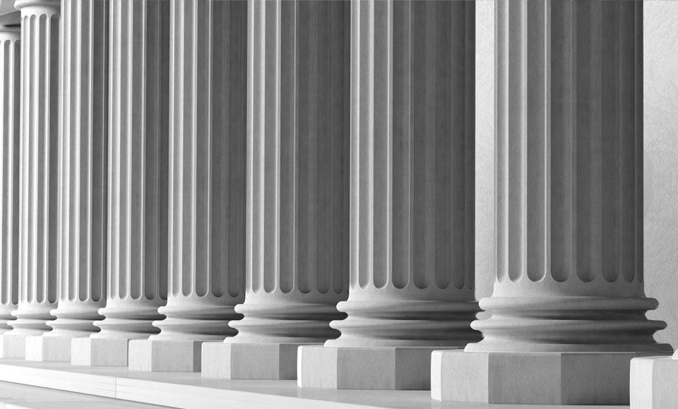 colonnes antiques en marbre blanc - Les garanties Visa