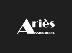 logo blanc Ari&egrave;s Assurances