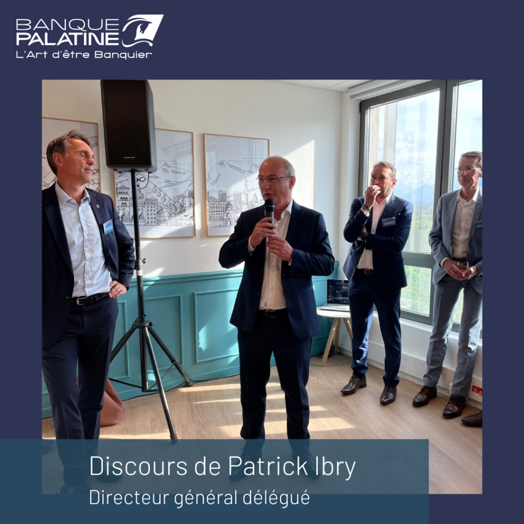 Inauguration de l'a nouvelle agence Banque Palatine Grenoble