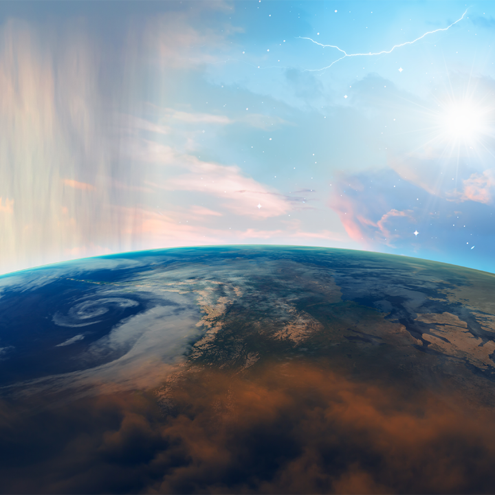 terre dans l'univers - R&eacute;duction de votre empreinte carbone sur le climat et l&rsquo;environnement partenariat avec NALDEO
