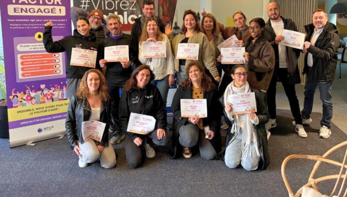 BPCE Factor soutient le Challenge Triplettes Roses