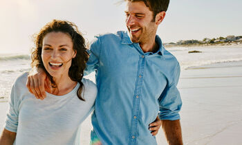 homme femme couple plage