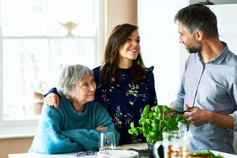 famille couple grand mere