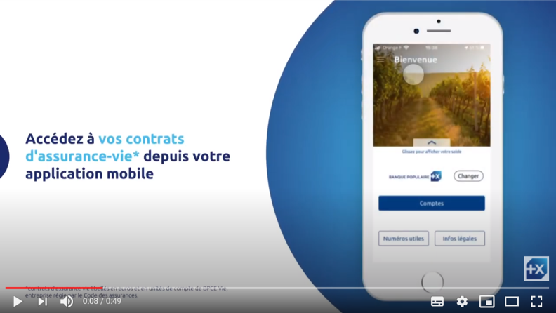 Capture video consulter mon contrat d'assurance vie