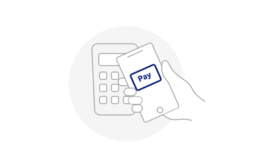 Illustration paiement sans contact