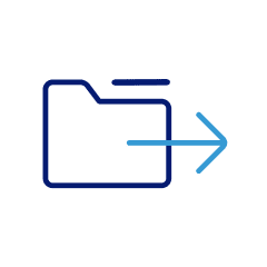 pictogramme action suivre dossier