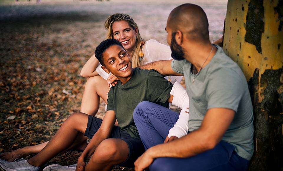 femme homme enfant famille