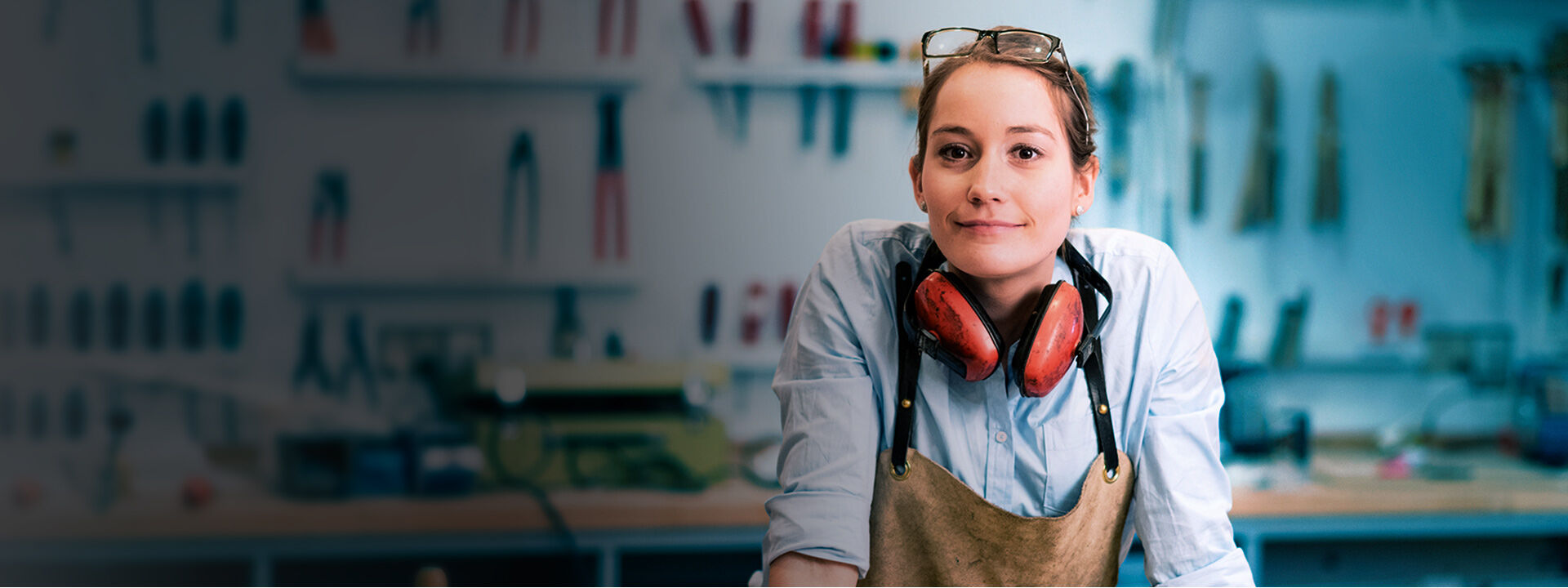 femme cheffe entreprise atelier