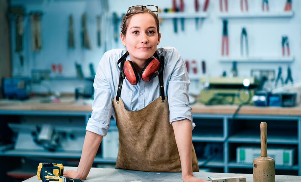 femme cheffe entreprise atelier